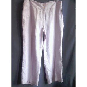 J.Jill NWT Lite Crocus Lavender Linen Pants 20